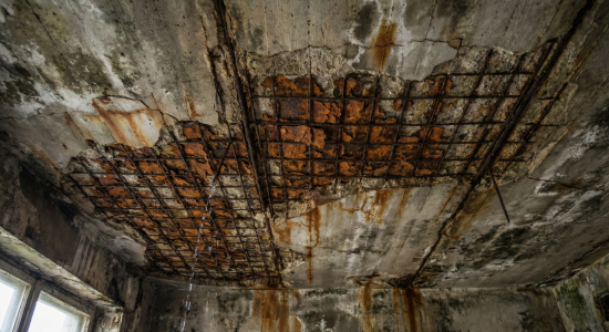 Exemplo clássico de corrosão de armadura: um problema evolutivo que compromete a resistência da estrutura.